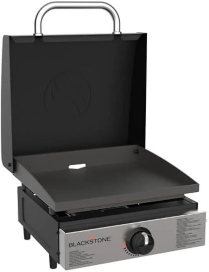 60,000 BTU Commercial Griddle | 17" Heavy-Duty Cast Iron Flat Top Grill for High-Volume Cooking