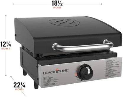 60,000 BTU Commercial Griddle | 17" Heavy-Duty Cast Iron Flat Top Grill for High-Volume Cooking